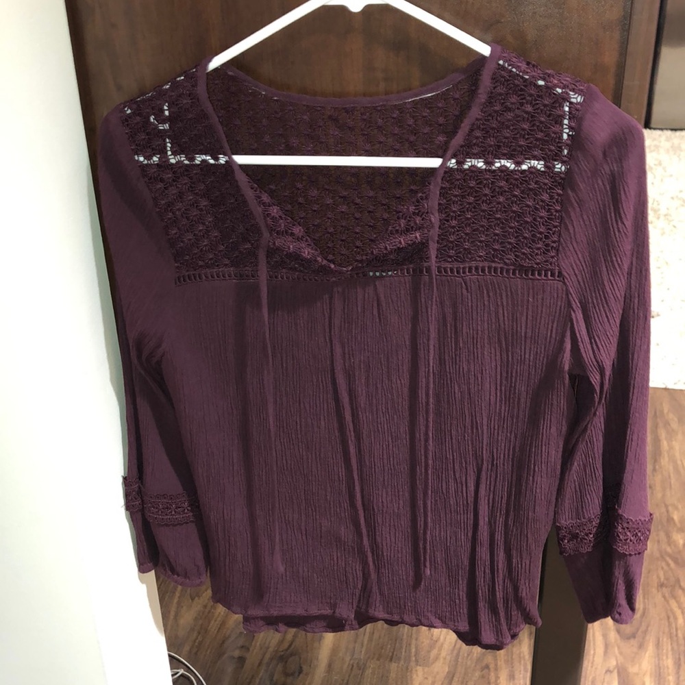 Charlotte Russe maroon top